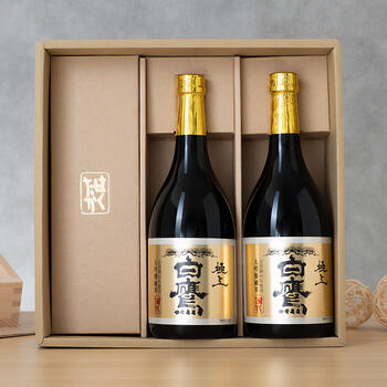 商品イメージのサムネイル　生もと・大吟醸純米 極上白鷹720ML　2本セット