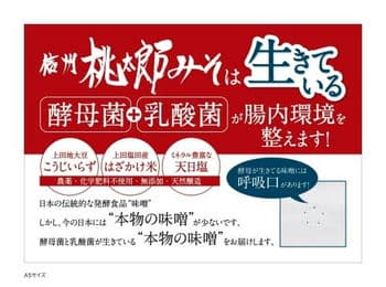 商品イメージのサムネイル　【熟成】信州桃太郎みそ＆柿酢セット